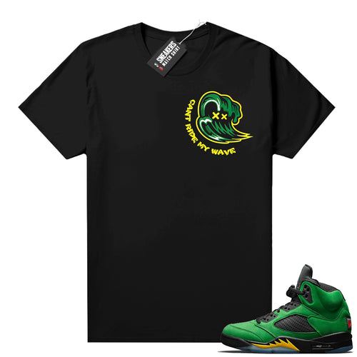 Air Jordan retro 5 Oregon matching shirts  Sneaker Tee