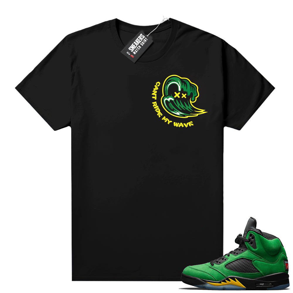Air Jordan retro 5 Oregon matching shirts  Sneaker Tee