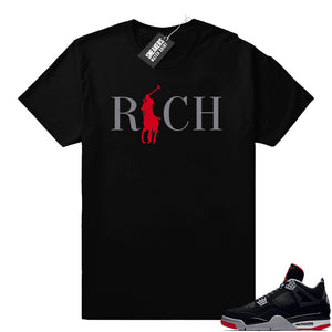 Air Jordan sneaker tees Bred 4s  Jordan Match Clothing Shop