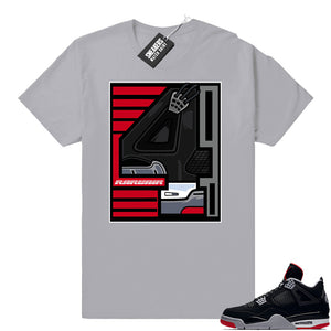 Air Jordan tees Bred 4  Jordan Match Clothing Shop