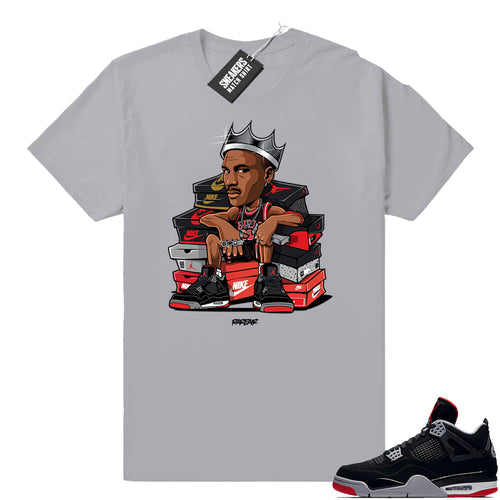 Air Jordan tees match Bred 4  Jordan Match Clothing Shop