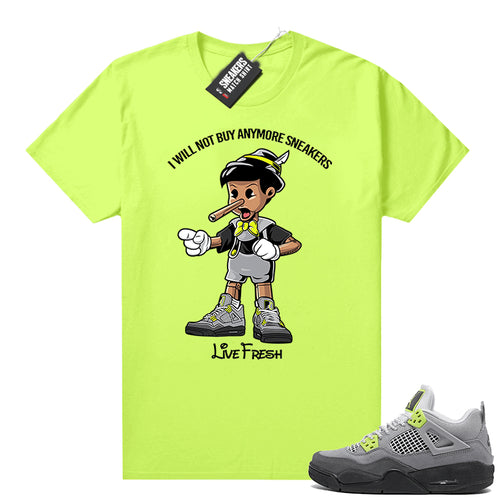 Air Max 95 Jordan 4 shirts Neon  Shirts to match Jordan
