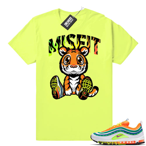Air Max 97 London Summer Love Volt sneaker tees  Air Max 97 Match