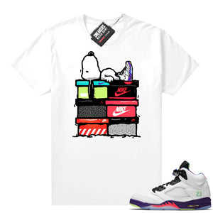 Alternate Bel Air 5s matching t-shirts  Sneakerhead Snoopy
