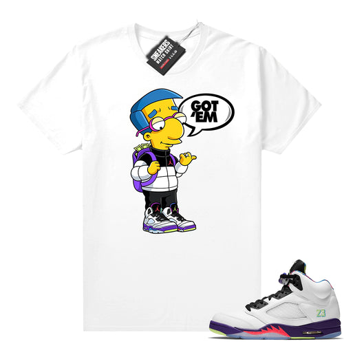 Alternate Bel Air 5s sneaker tees outfits  Sneaker Tee
