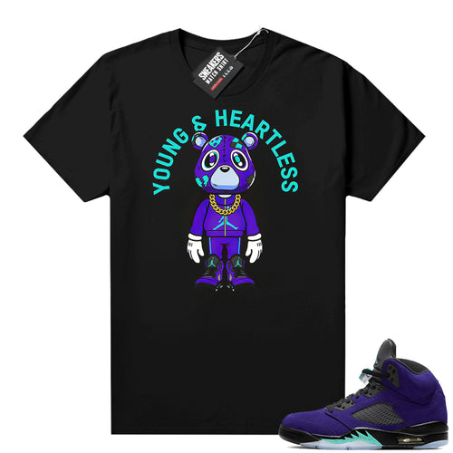 Alternate Grape 5 Jordan match tees  Sneaker Tee
