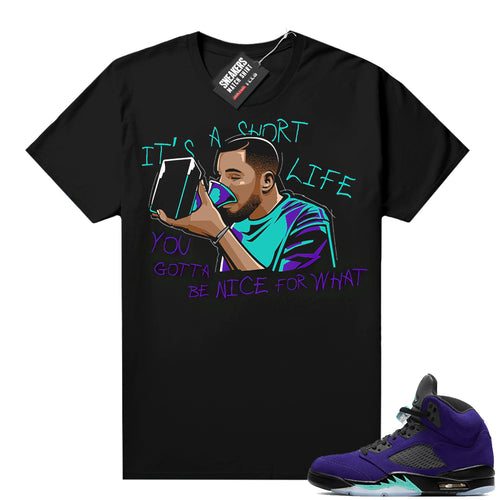 Alternate Grape 5 sneaker tee  Sneaker Tee