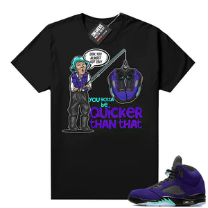 Alternate Grape 5s match shirts  Sneaker Tee