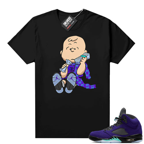 Alternate Grape 5s matching shirt  Sneaker Tee