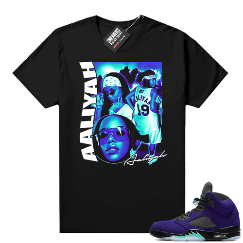 Alternate Grape 5s matching shirts  Sneaker Tee