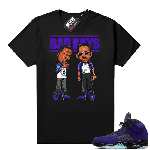 Alternate Grape 5s shirt outfit  Sneaker Tee