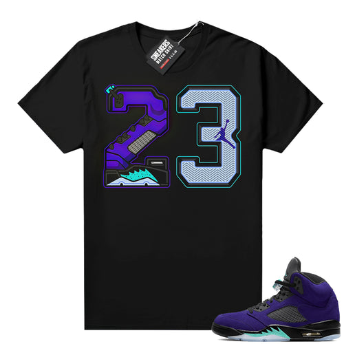 Alternate Grape 5s shirts to match sneakers  Sneaker Tee