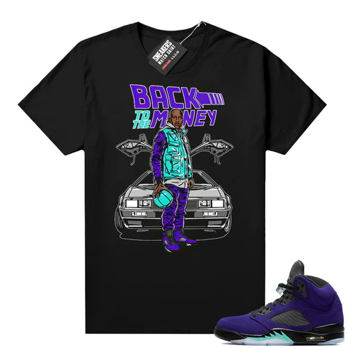 Alternate Grape 5s sneaker outfits  Sneaker Tee