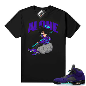 Alternate Grape 5s sneaker shirts  Sneaker Tee_1