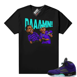 Alternate Grape 5s sneaker tee  Sneaker Tee