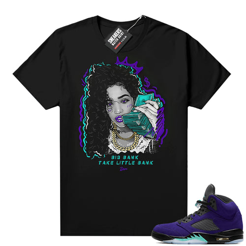 Alternate Grape 5s sneaker tees  Sneaker Tee