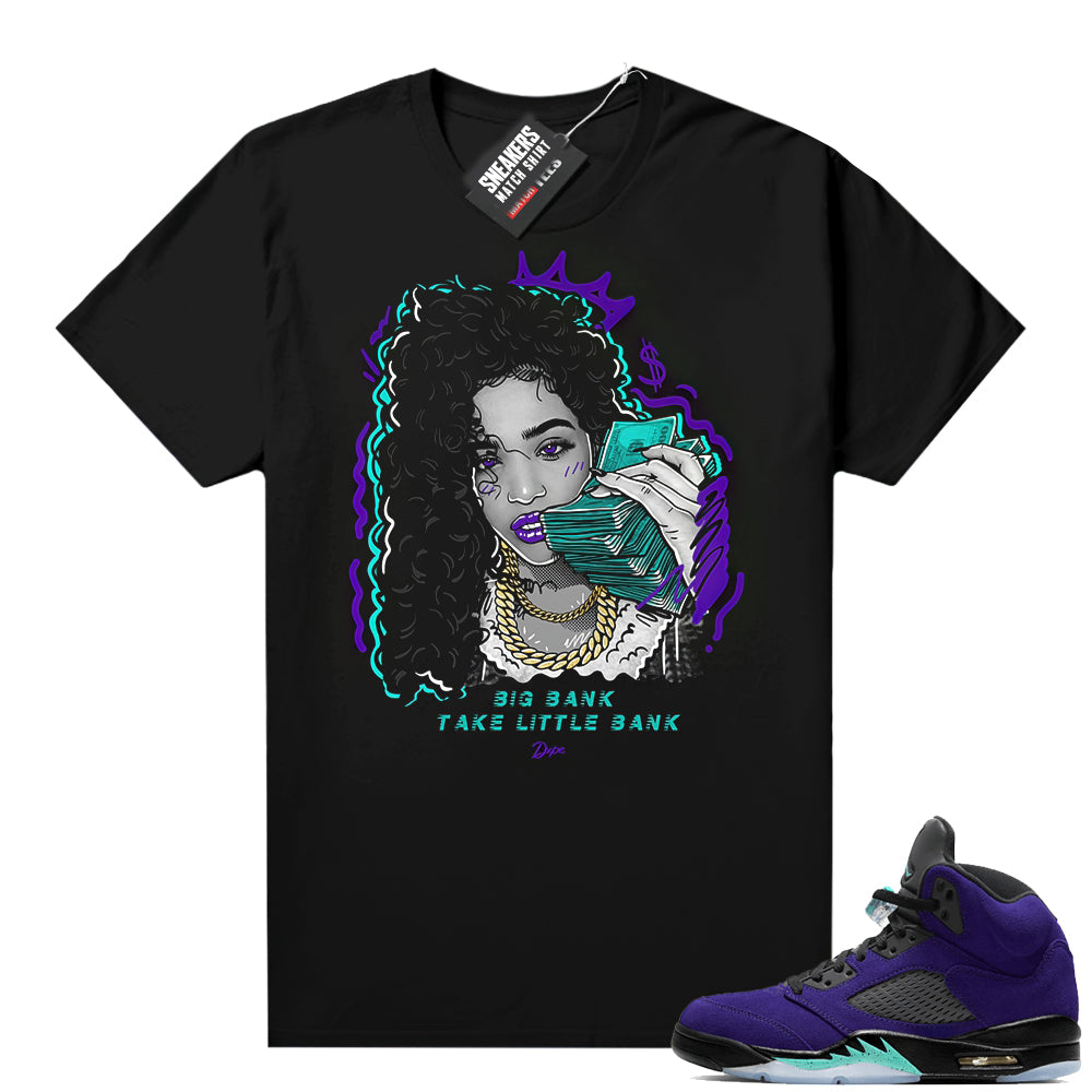Alternate Grape 5s sneaker tees  Sneaker Tee