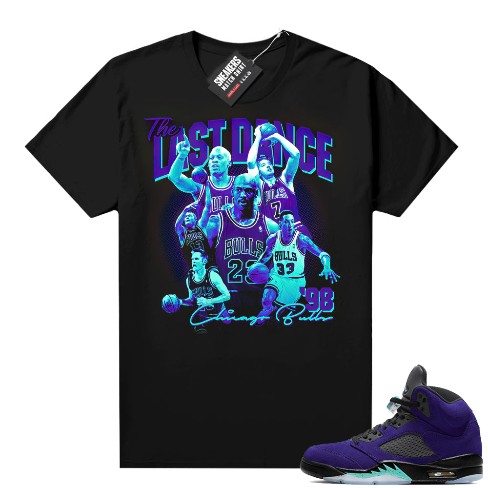 Alternate Grape Jordan 5 shirts  Sneaker Tee