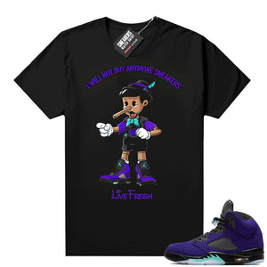 Alternate Grape Jordan match shirts  Sneaker Tee_1