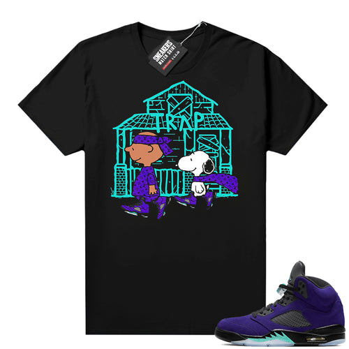 Alternate Grape Jordan match shirts  Sneaker Tee