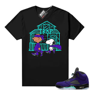 Alternate Grape Jordan match shirts  Sneaker Tee