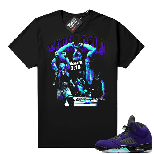 Alternate Grape Jordan match tees  Sneaker Tee