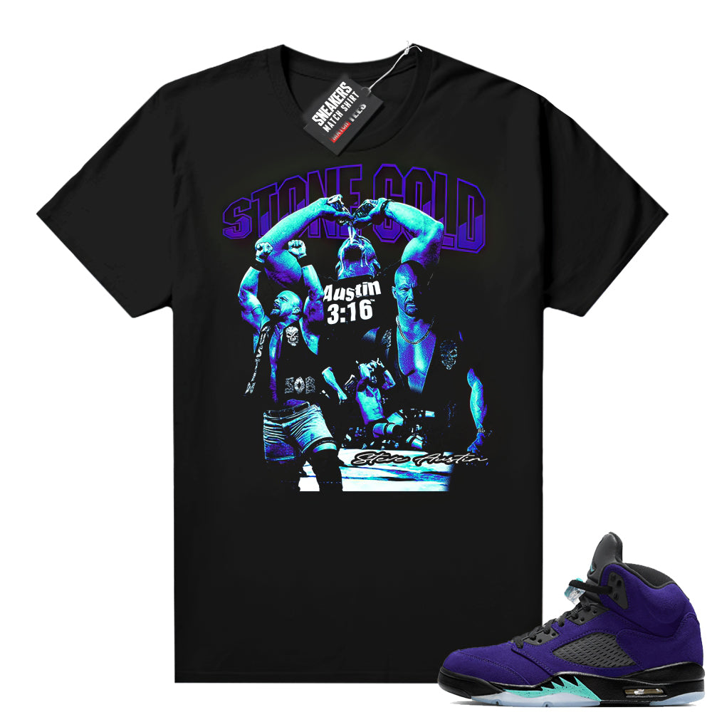 Alternate Grape Jordan match tees  Sneaker Tee
