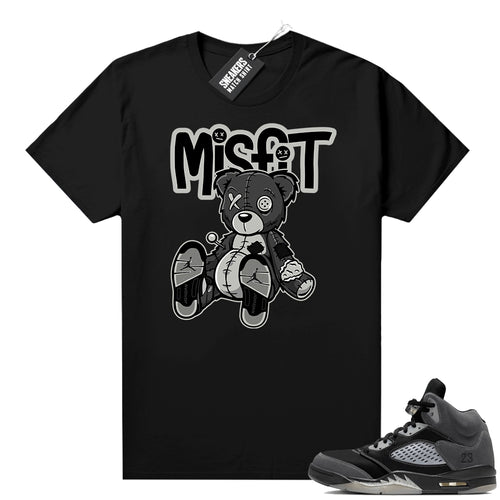 Anthracite 5s T-shirt black Voodoo Sneaker Bear  Anthracite Sneaker te