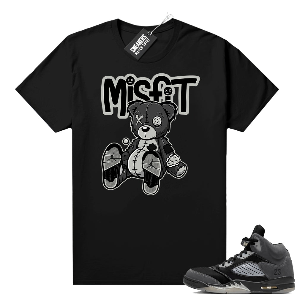 Anthracite 5s T-shirt black Voodoo Sneaker Bear  Anthracite Sneaker te