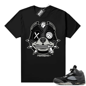 Anthracite 5s shirt black Misunderstood Pitbull  Anthracite Sneaker tee