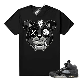Anthracite 5s shirt match black Misunderstood Puppy  Anthracite Sneaker tee