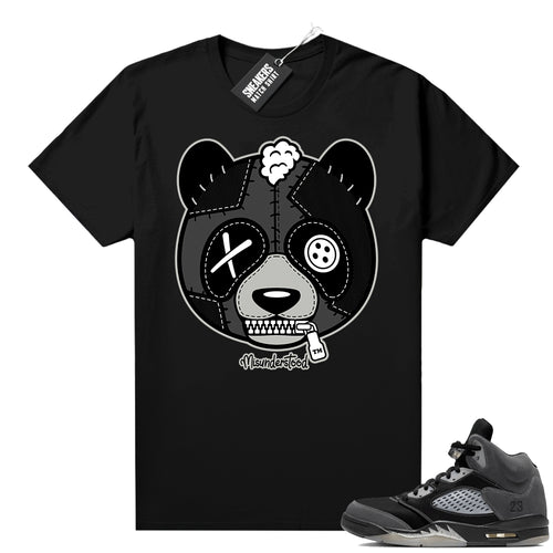 Anthracite 5s sneaker tee black Misunderstood Panda  Anthracite Sneaker tee
