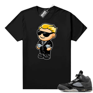 Anthracite Jordan retro 5 shirts black Diamond Hands Avatar  Anthracite Sneaker tee