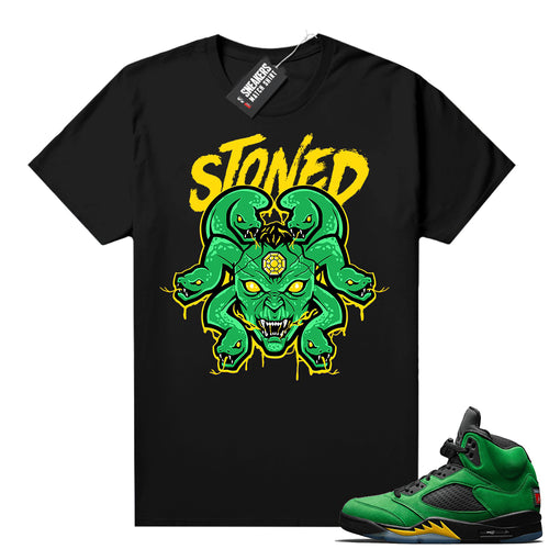 Apple Green 5s match graphic tees  Sneaker Tee