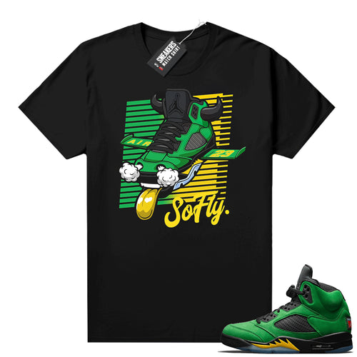 Apple Green 5s sneaker shirts  Sneaker Tee_1