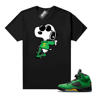 Apple Green Jordan 5 shirts  Sneaker Tee
