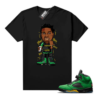 Apple Green Jordan 5 shirts  Sneaker Tee_1