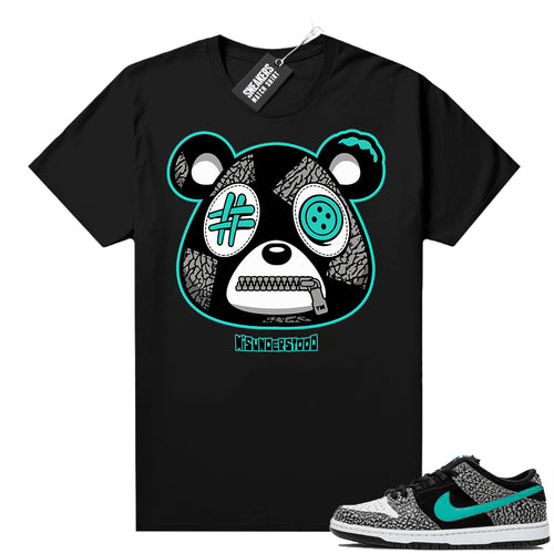 Atmos Elephant Nike SB Dunk Low Sneaker Tee Black Misunderstood Bear