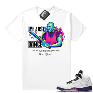 Bel Air 5s Alternate shirts White Goat Talk  Sneaker Tee